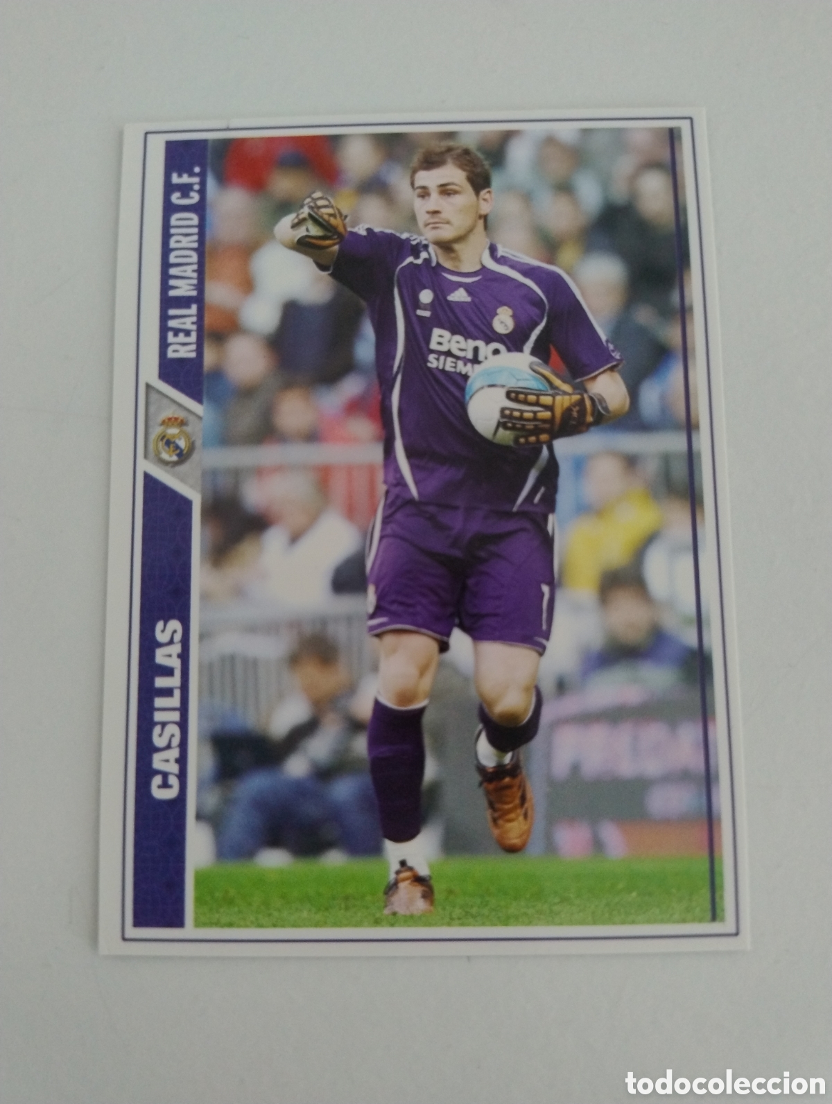 Cromos de f&uacute;tbol: 5 - Casillas - Real Madrid - Mundicromo Liga 2005
