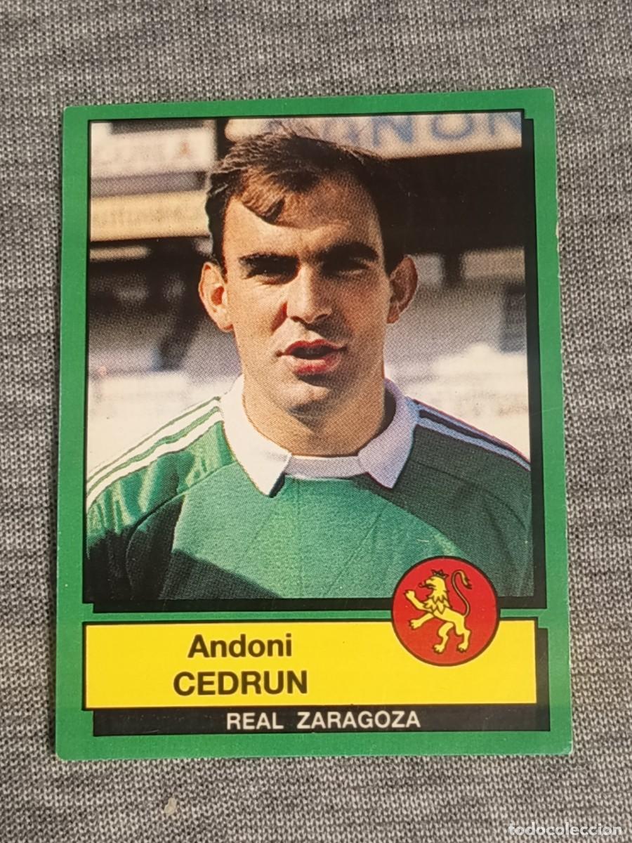 Cromos de f&uacute;tbol: F&uacute;tbol 90 panini CEDRUN N&deg;360 ZARAGOZA nunca pegado