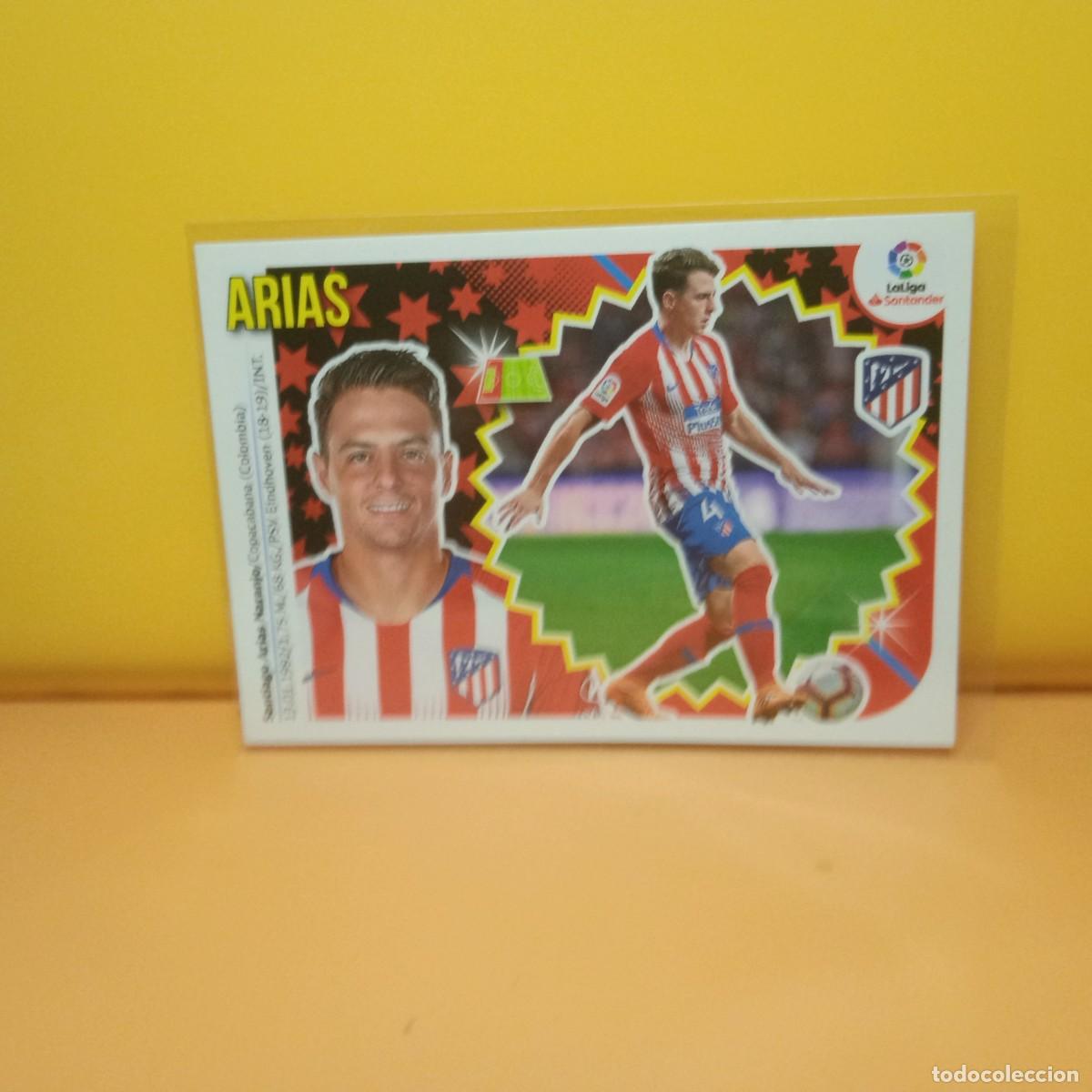 Cromos de f&uacute;tbol: EDICIONES ESTE 2018 2019 18 19 (COLOCA) ATL&Eacute;TICO DE MADRID ARIAS 8 BIS (4&ordf; EDICI&Oacute;N)
