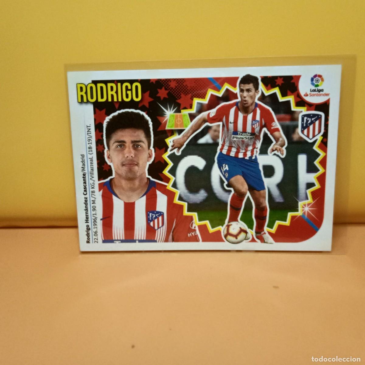 Cromos de f&uacute;tbol: EDICIONES ESTE 2018 2019 18 19 (COLOCA) ATL&Eacute;TICO DE MADRID RODRI RODRIGO 9 BIS (3&ordf; EDICI&Oacute;N)