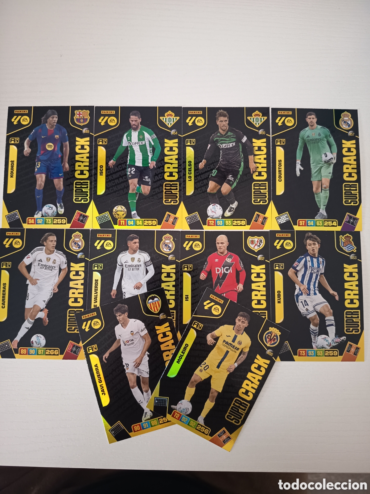 Cromos de f&uacute;tbol: Lote 2 S&uacute;per crack adrenalyn xl 2025-2026