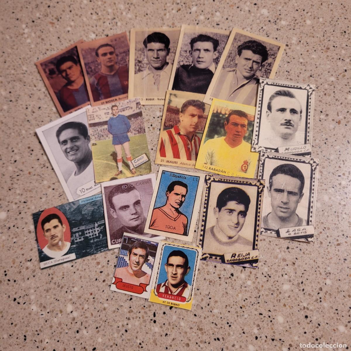 Cromos de f&uacute;tbol: LOTE 17 CROMOS DE FUTBOL, DE DISTINTAS COLECCIONES. LEER COMENTARIOS