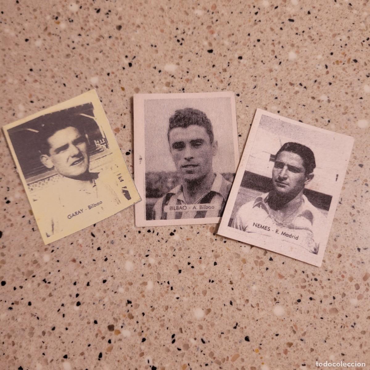 Cromos de f&uacute;tbol: LOTE 3 CROMOS DE FUTBOL, DE RUIZ ROMERO 1950-51. LEER COMENTARIOS