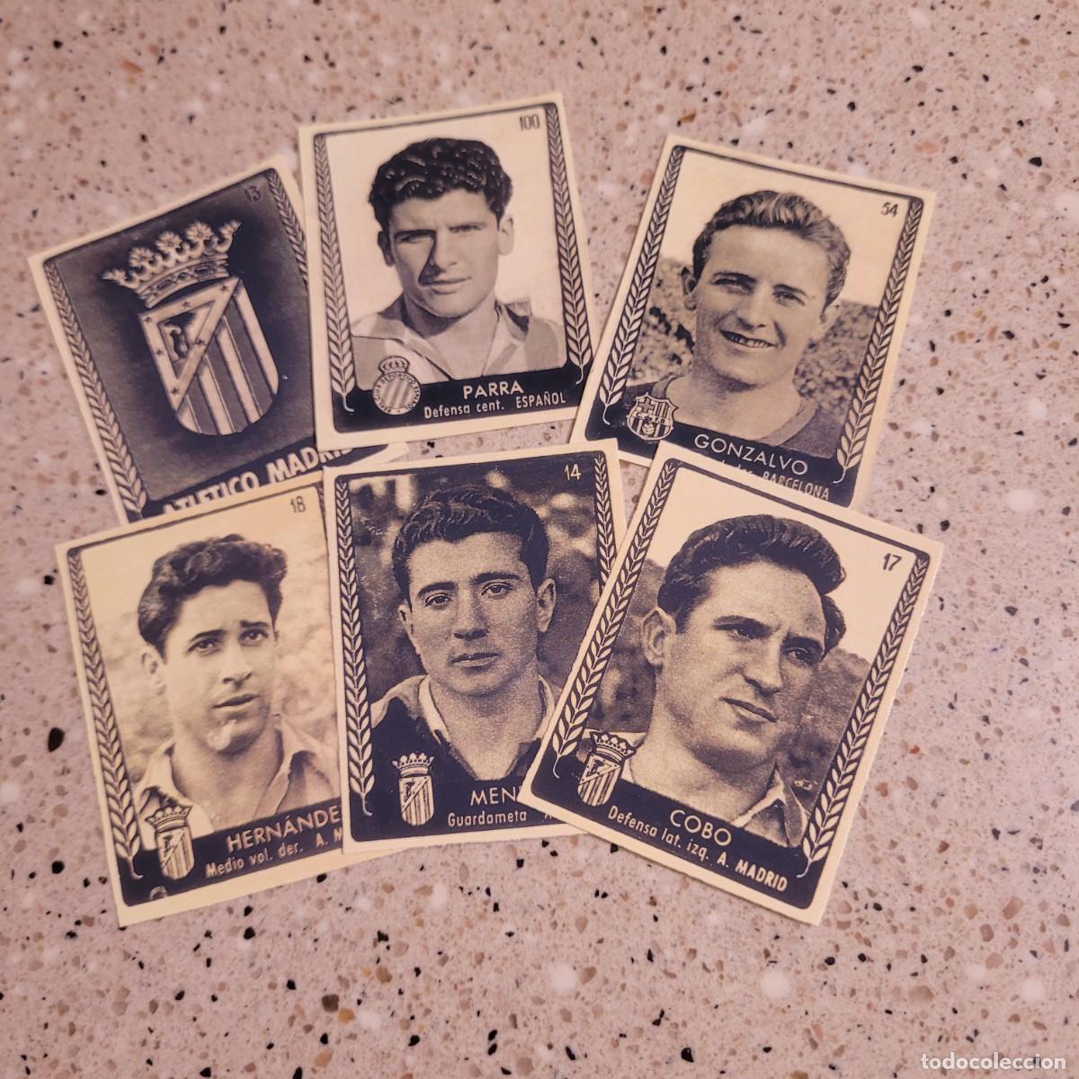 Cromos de Futebol: LOTE 5 CROMOS DE ASES DEL FUTBOL BRUGUERA 1953 . LEER COMENTARIOS