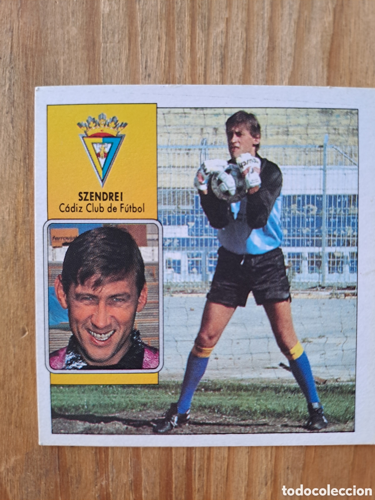 Cromos de Futebol: LIGA ESTE 92-93 SZENDREI C&Aacute;DIZ SIN PEGAR Cromo original de SZENDREI, jugador del C&aacute;diz CF,