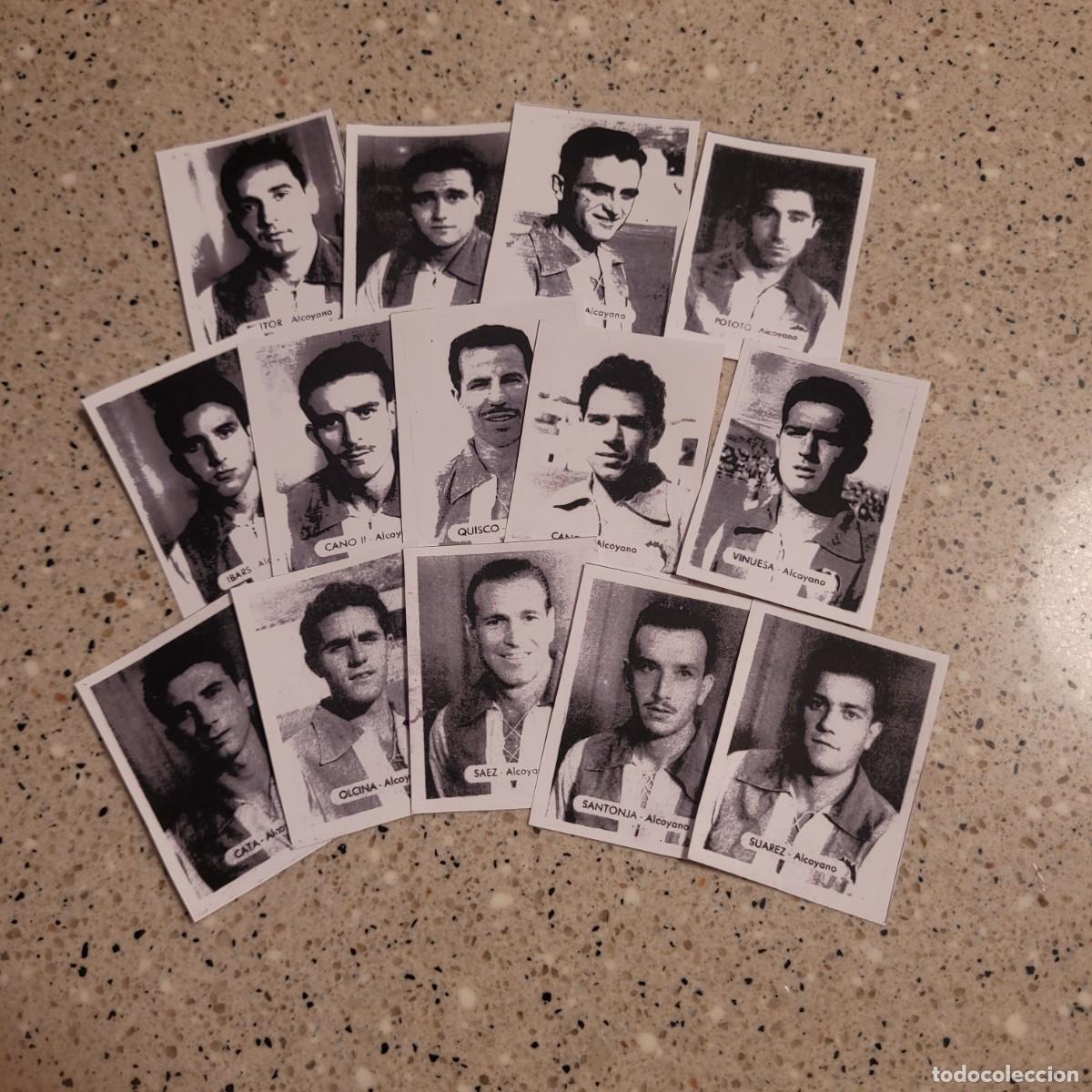 Cromos de Futebol: LOTE 14 CROMOS DEL ALCOYANO RUIZ ROMERO 1950-51 . LEER COMENTARIOS