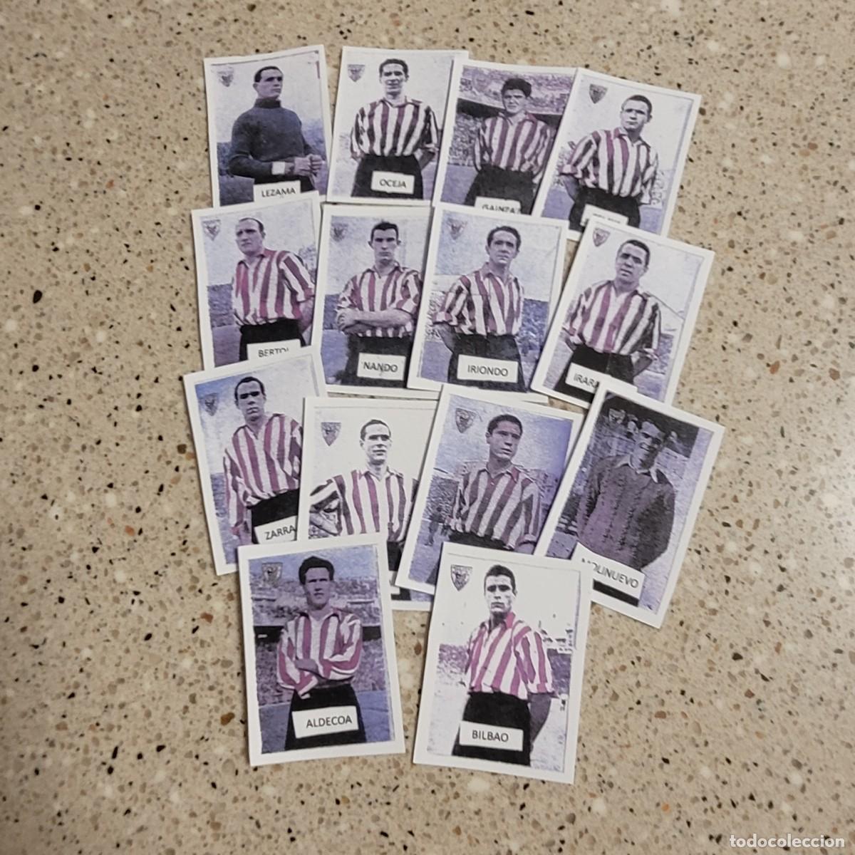 Cromos de f&uacute;tbol: EQUIPO AT, BILBAO COMPLETO EDICIONES DEPORTIVAS 1948. LEER COMENTARIOS