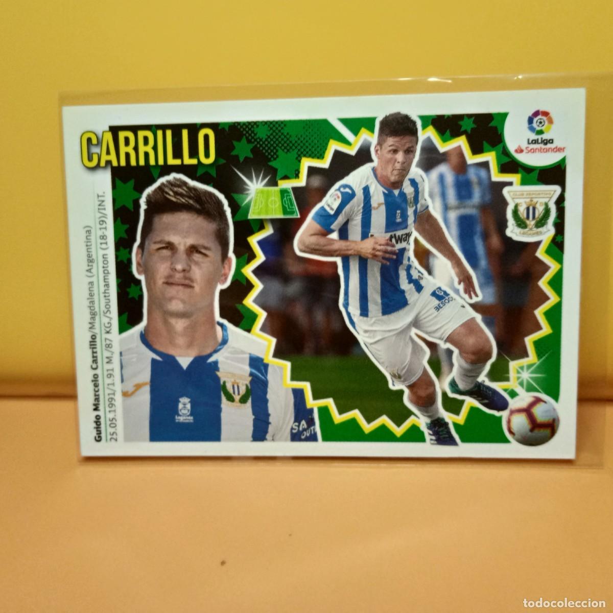 Cromos de f&uacute;tbol: EDICIONES ESTE 2018 2019 18 19 (COLOCA) CD LEGANES CARRILLO 15 BIS (2&ordf; EDICI&Oacute;N )