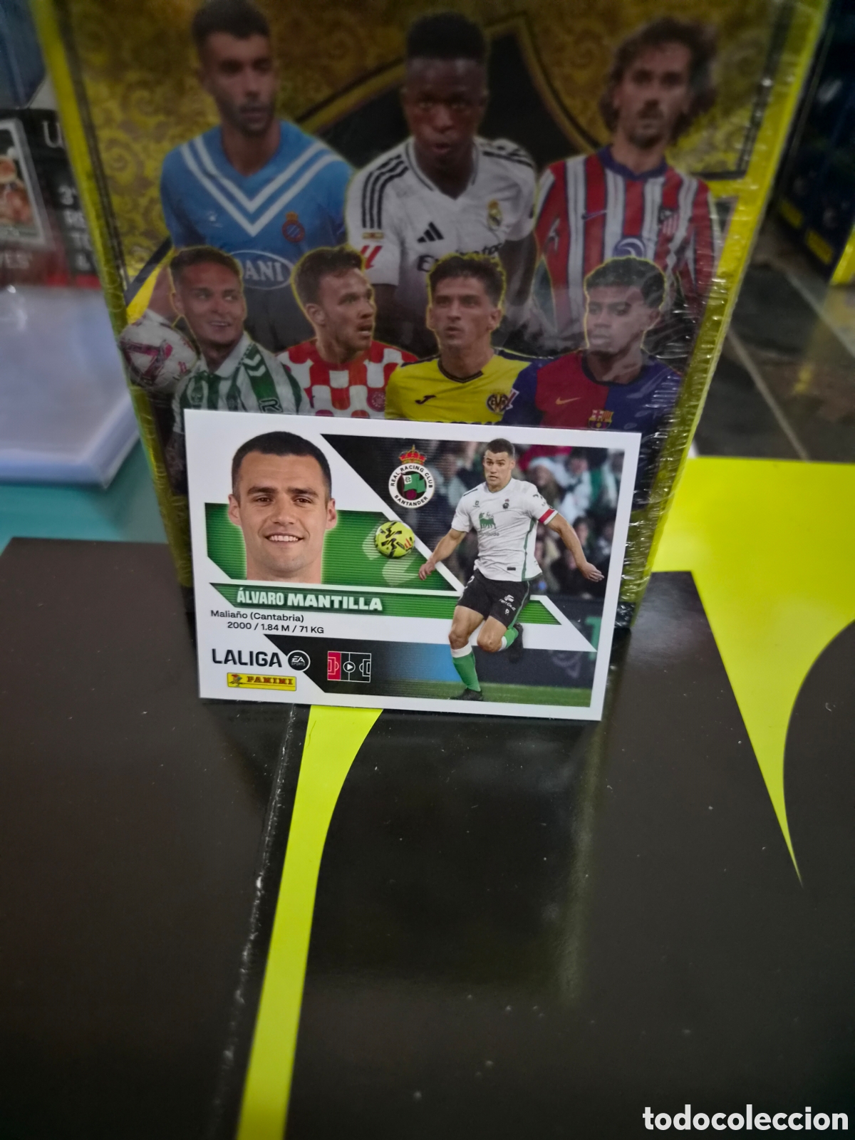 Cromos de f&uacute;tbol: N&deg;5 Racing de Santander Mantilla Liga Este 26/27
