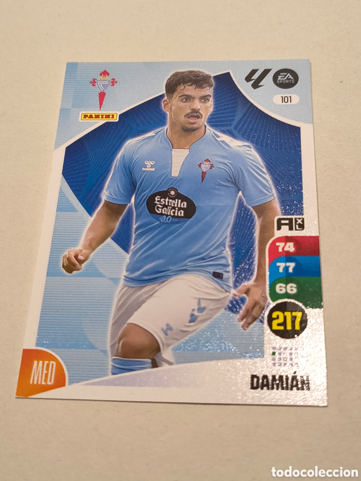 Cromos de f&uacute;tbol: ADRENALYN XL 2024-25 CROMO 92, DAMIAN ,CELTA