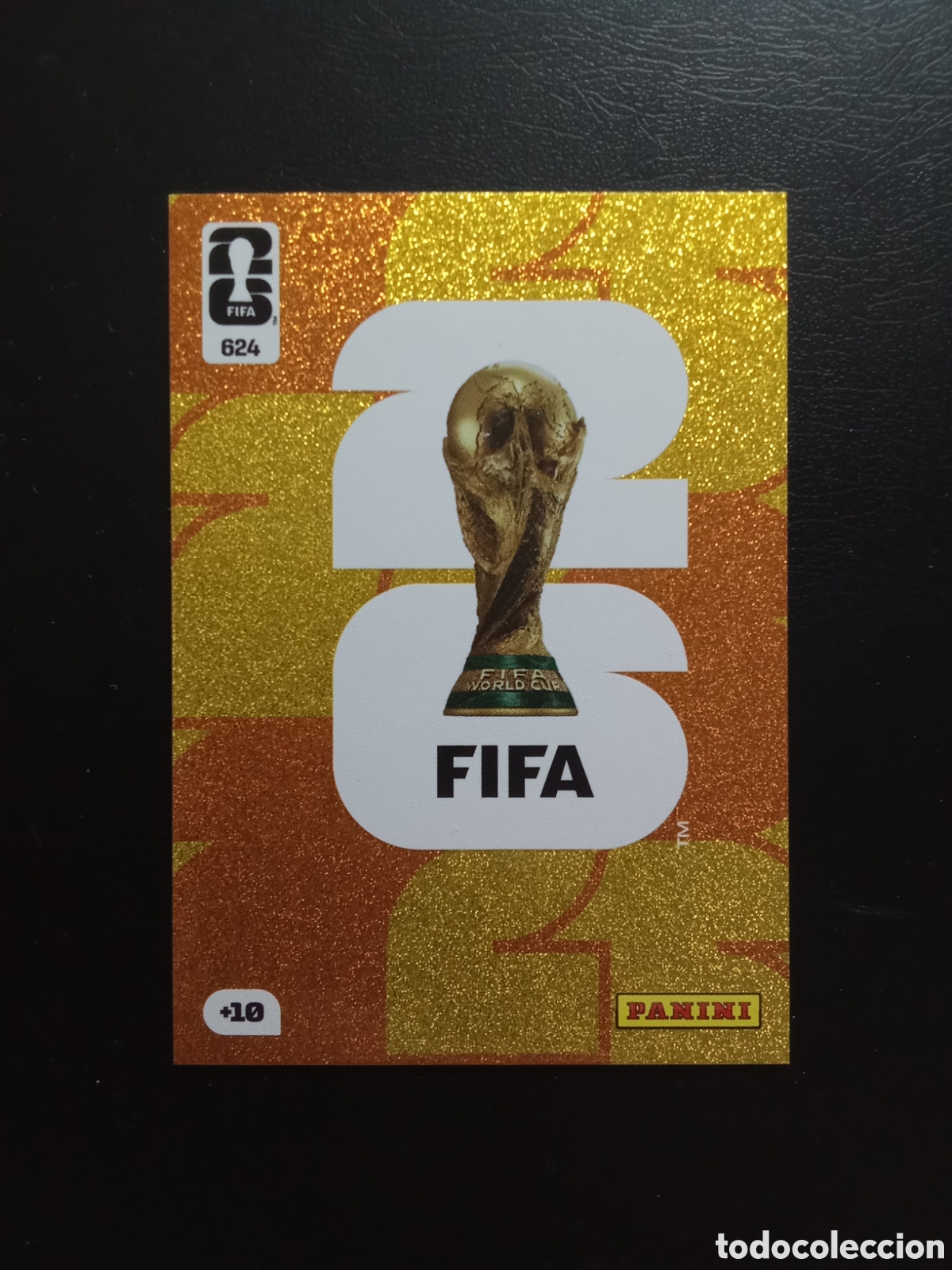 Cromos de f&uacute;tbol: CROMO EMBLEMA COPA DEL MUNDO 624 DORADA FIFA WORLD CUP 26 MUNDIAL 2026