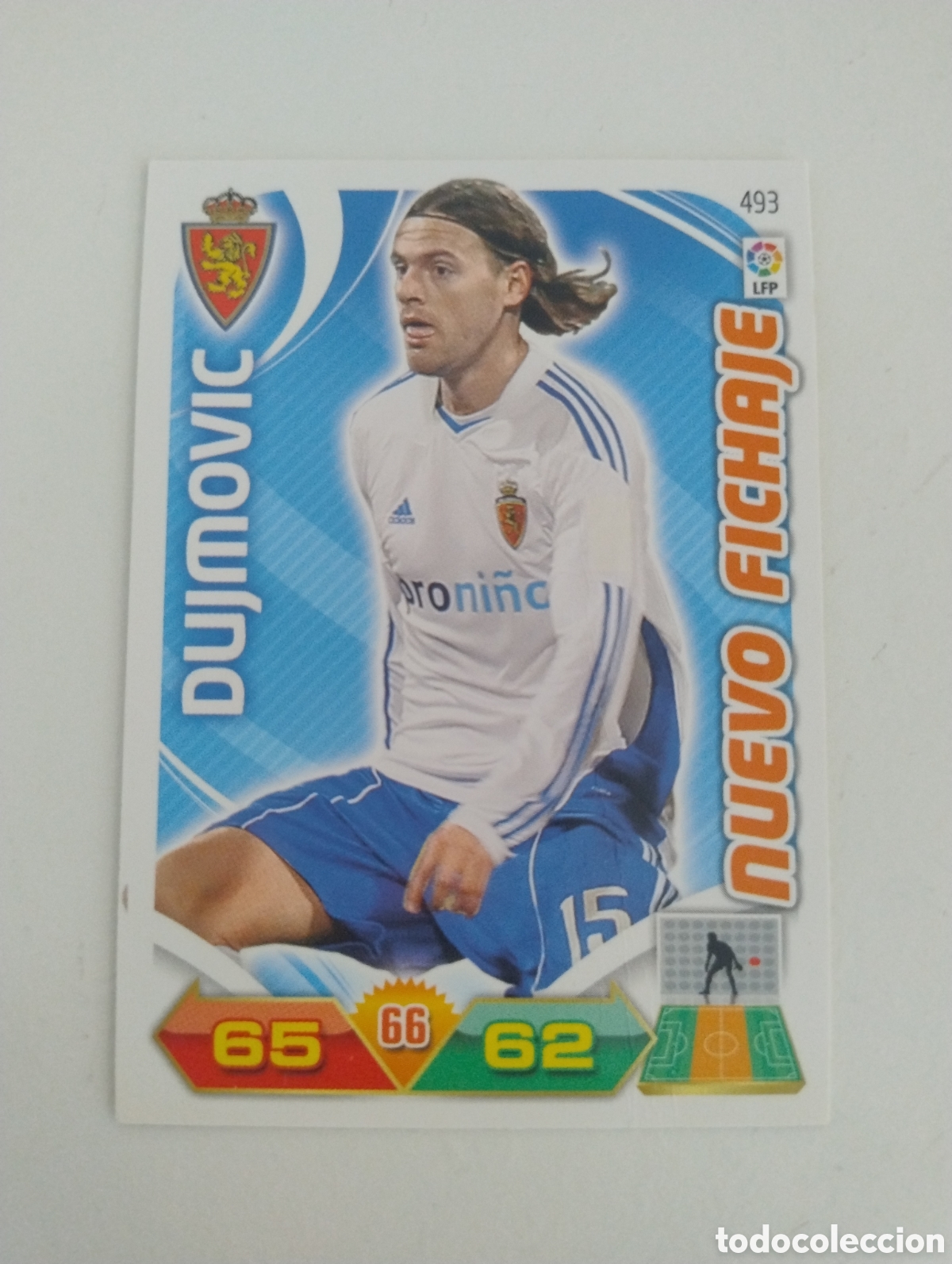 Cartes &agrave; collectionner de Football: 493 - Dujmovic - Zaragoza - Adrenalyn XL Liga 2011 - 2013 Nuevo Fichaje