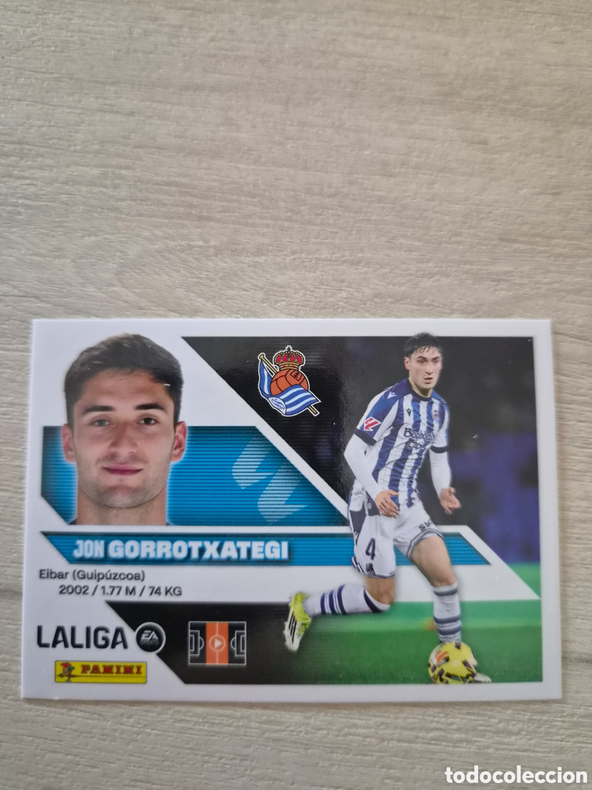 Cartes &agrave; collectionner de Football: N&deg;10 Real Sociedad Gorrotxategi Liga Este 26/27