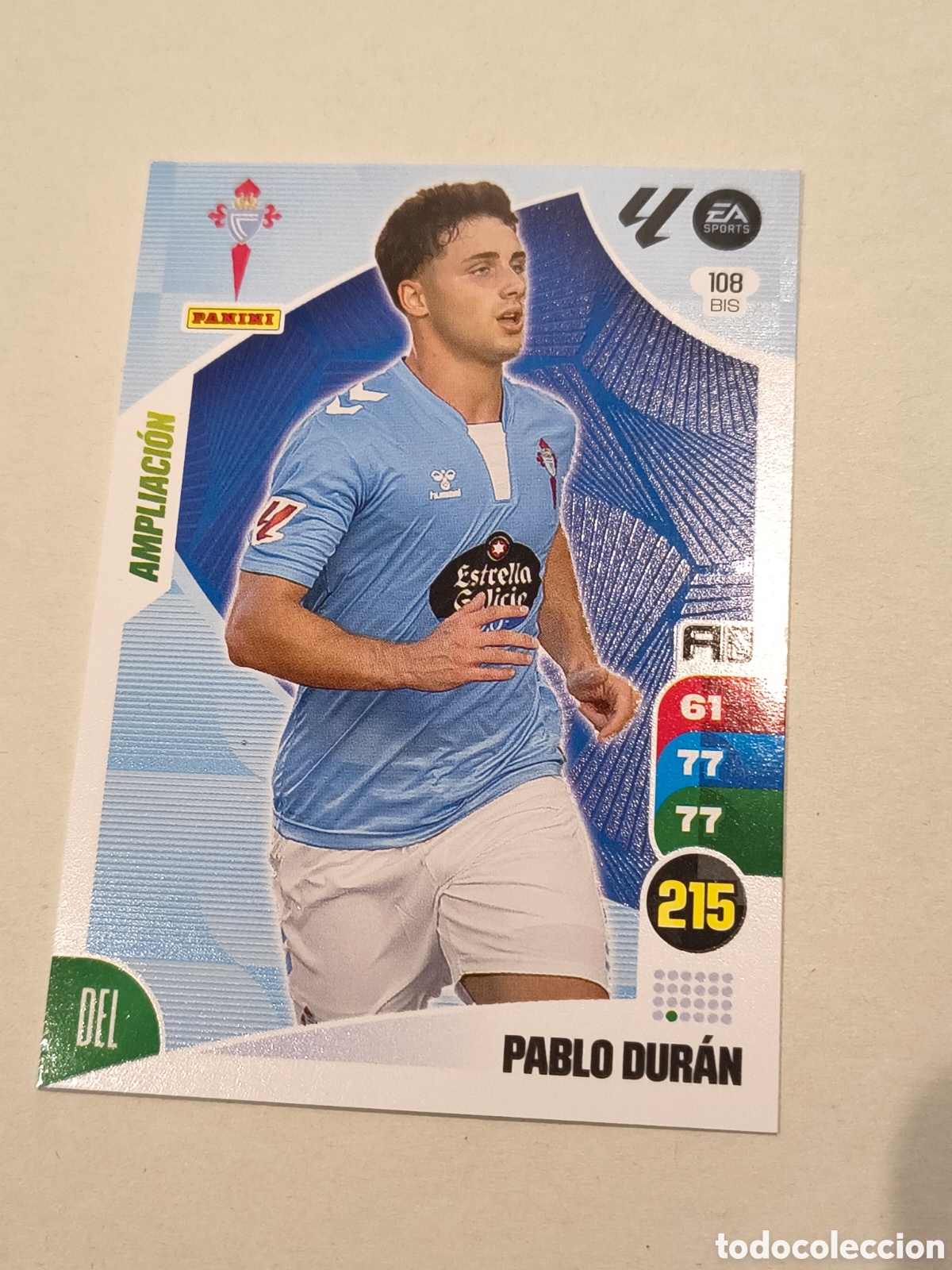 Cromos de Futebol: ADRENALYN XL 2024-25 CROMO 108 BIS, PABLO DURAN,CELTA