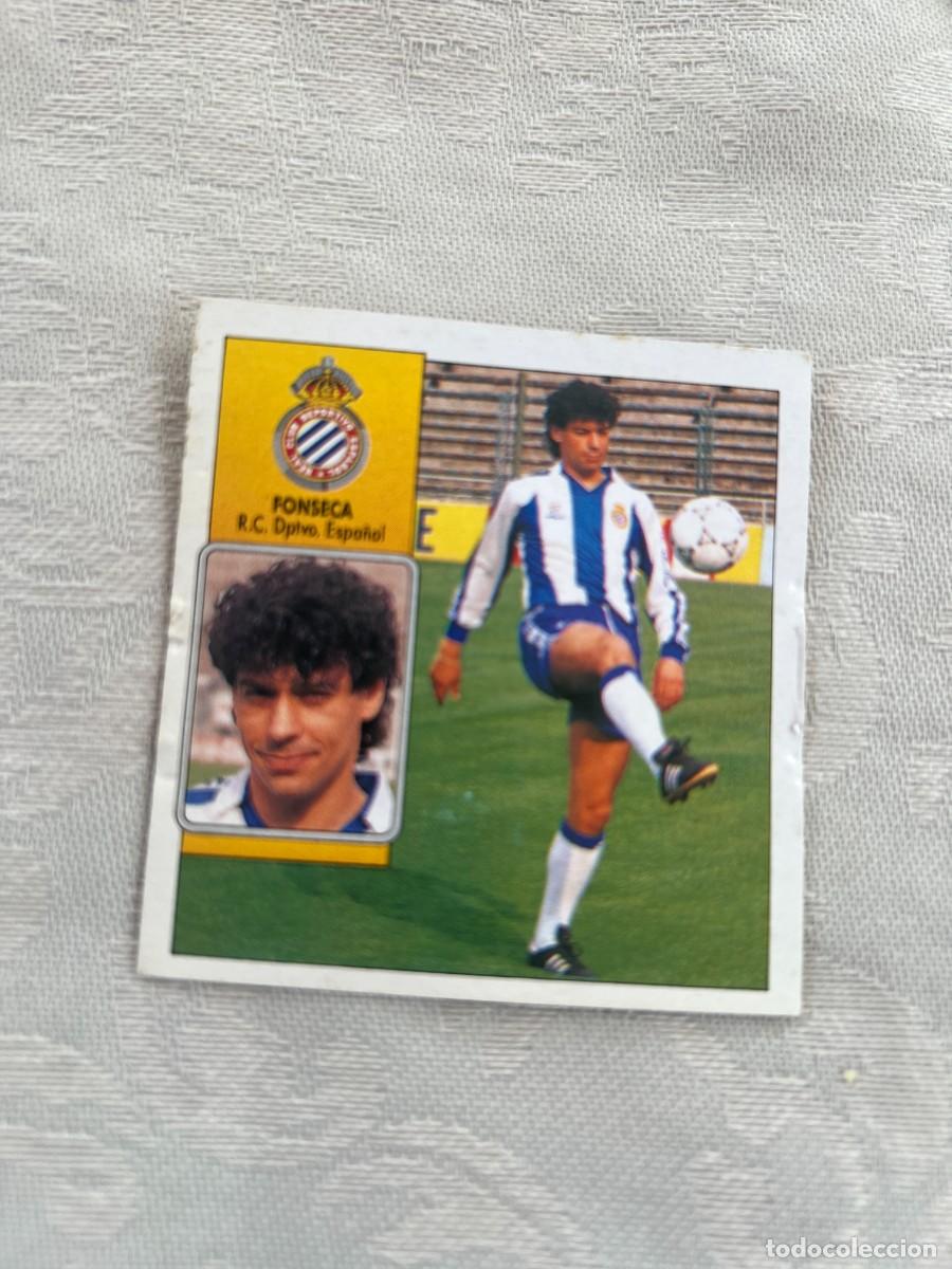 Cromos de f&uacute;tbol: FONSECA ESPA&Ntilde;OL SIN PEGAR LIGA ESTE 1989 1990 89 90