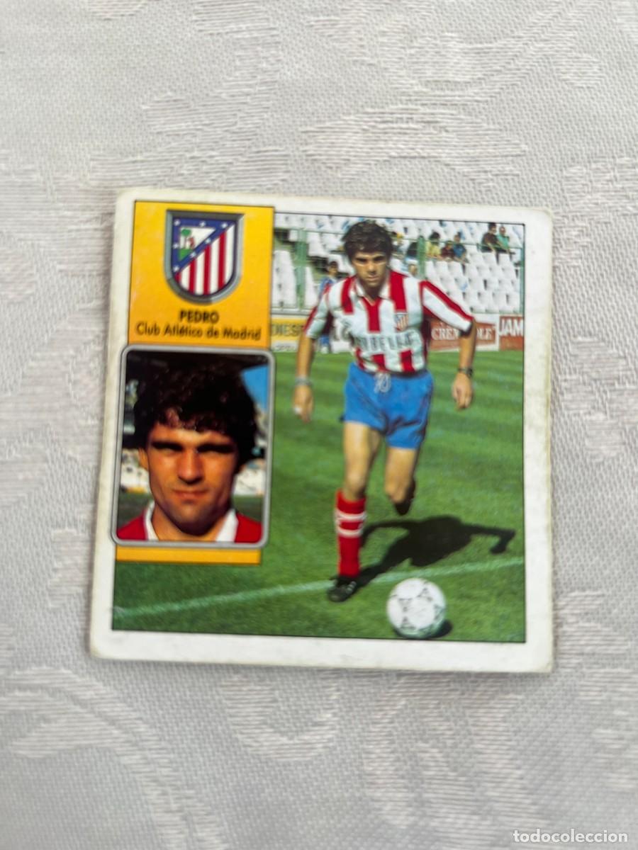 Cromos de f&uacute;tbol: PEDRO AT MADRID SIN PEGAR LIGA ESTE 1989 1990 89 90