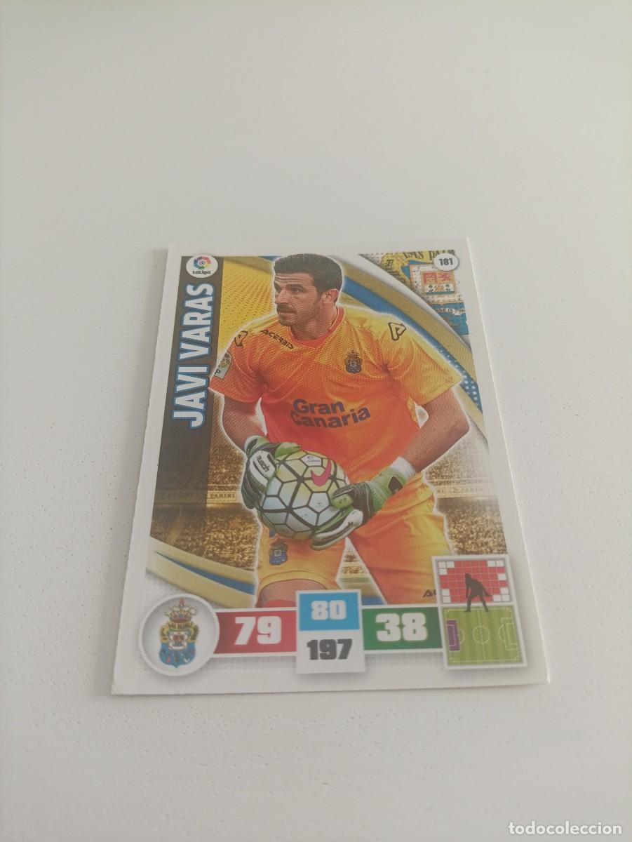 Cromos de f&uacute;tbol: Adrenalyn 2015/16 Javi Varas Las Palmas