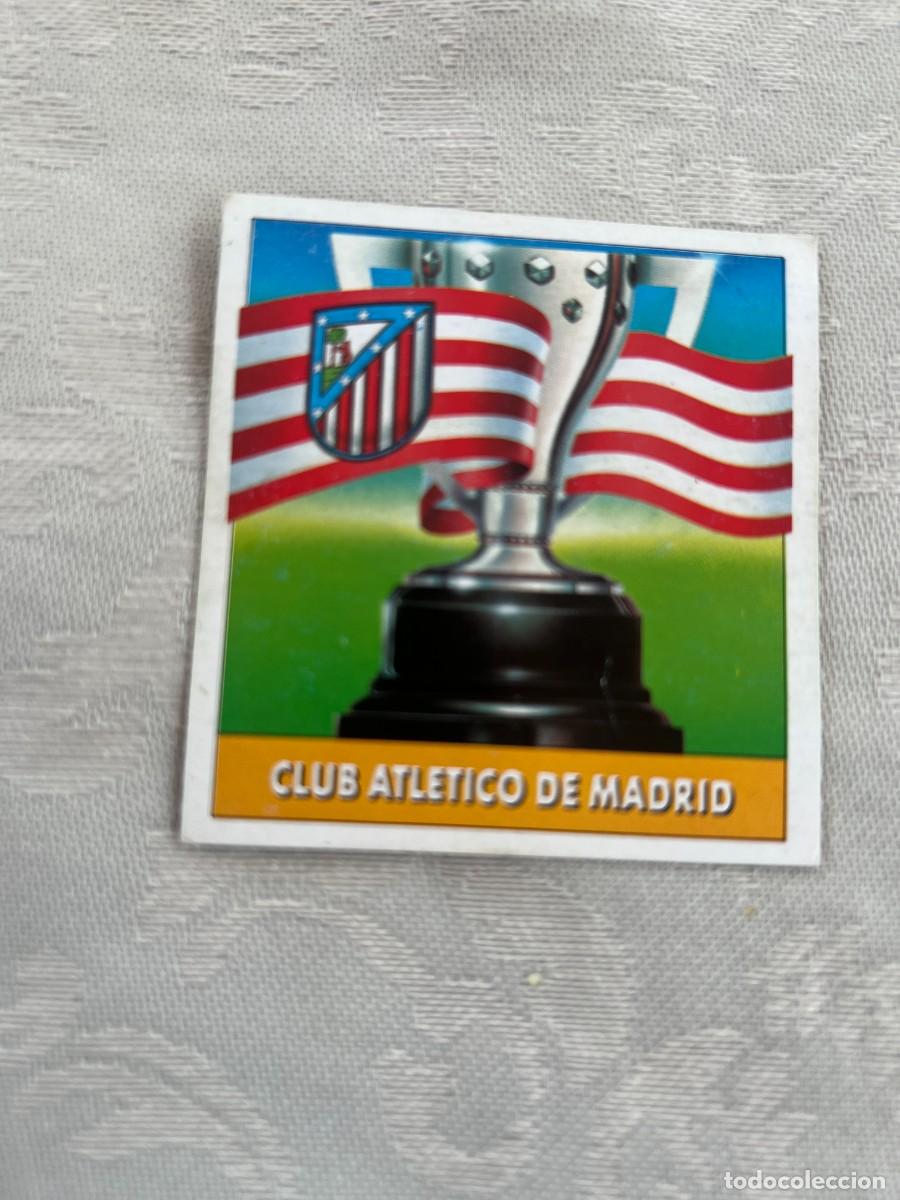 Cromos de f&uacute;tbol: ESCUDO AT MADRID SIN PEGAR LIGA ESTE 1989 1990 89 90