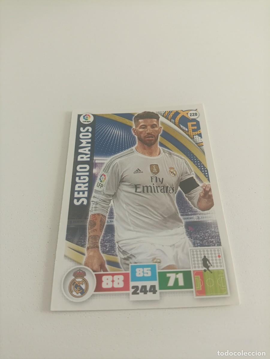 Cromos de f&uacute;tbol: Adrenalyn 2015/16 Sergio Ramos Real Madrid