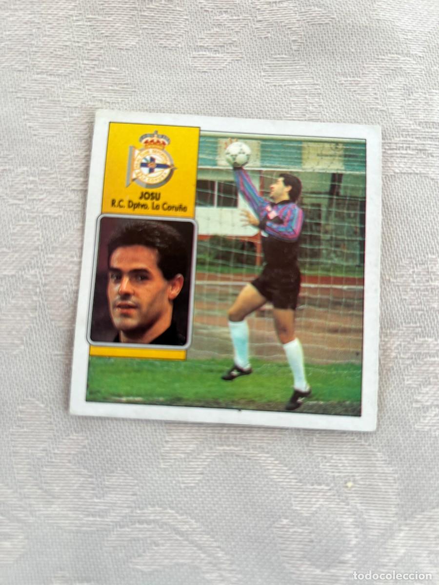 Cromos de f&uacute;tbol: JOSU DEPORTIVO CORU&Ntilde;A SIN PEGAR LIGA ESTE 1989 1990 89 90