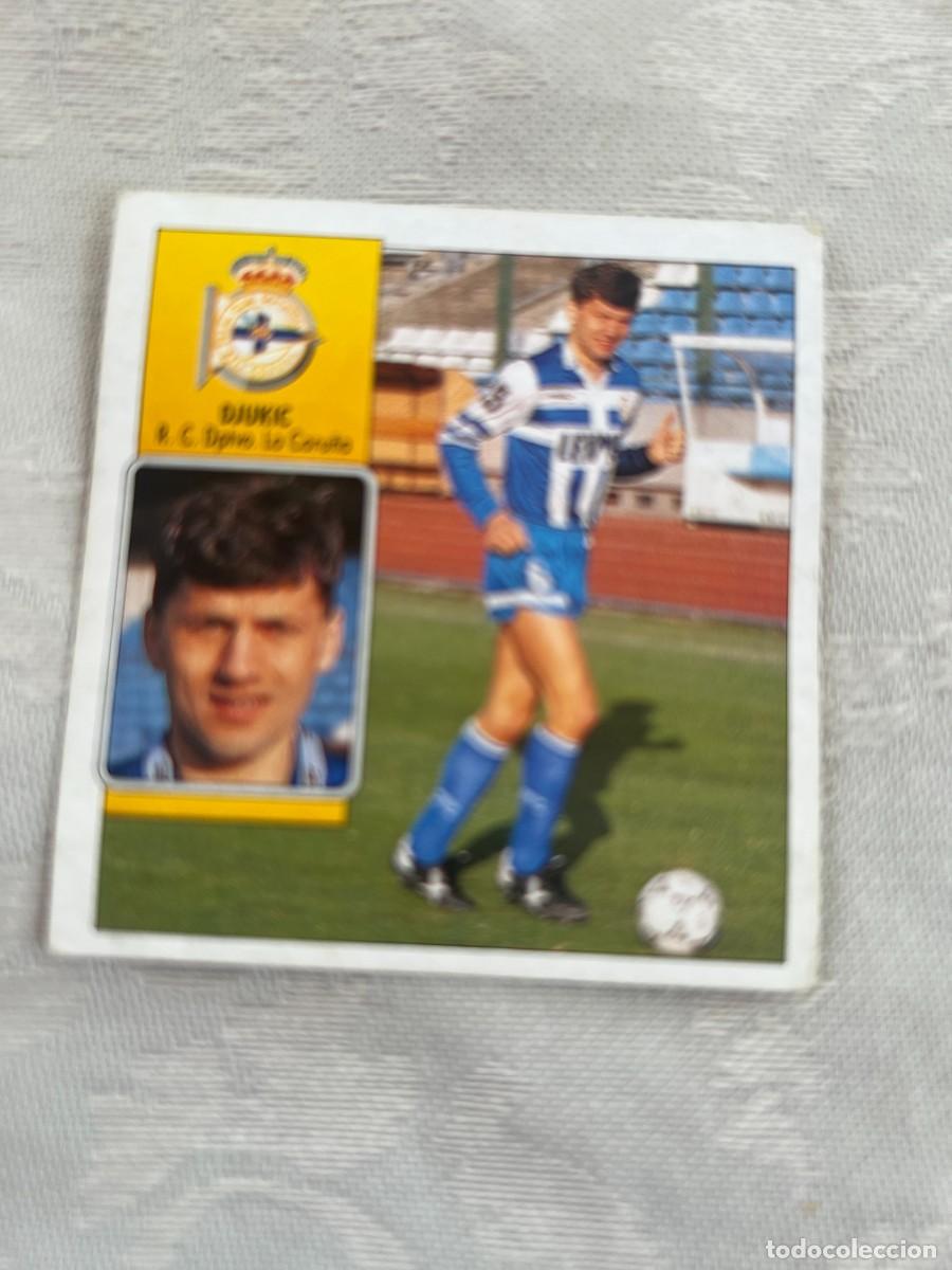 Cromos de f&uacute;tbol: DJUKIC DEPORTIVO CORU&Ntilde;A SIN PEGAR LIGA ESTE 1989 1990 89 90