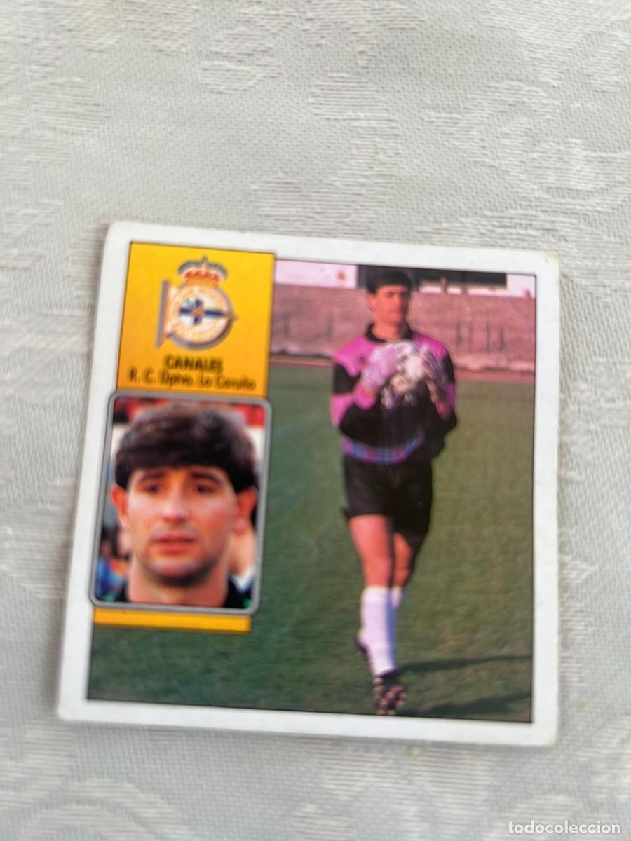 Cromos de f&uacute;tbol: CANALES DEPORTIVO CORU&Ntilde;A SIN PEGAR LIGA ESTE 1989 1990 89 90