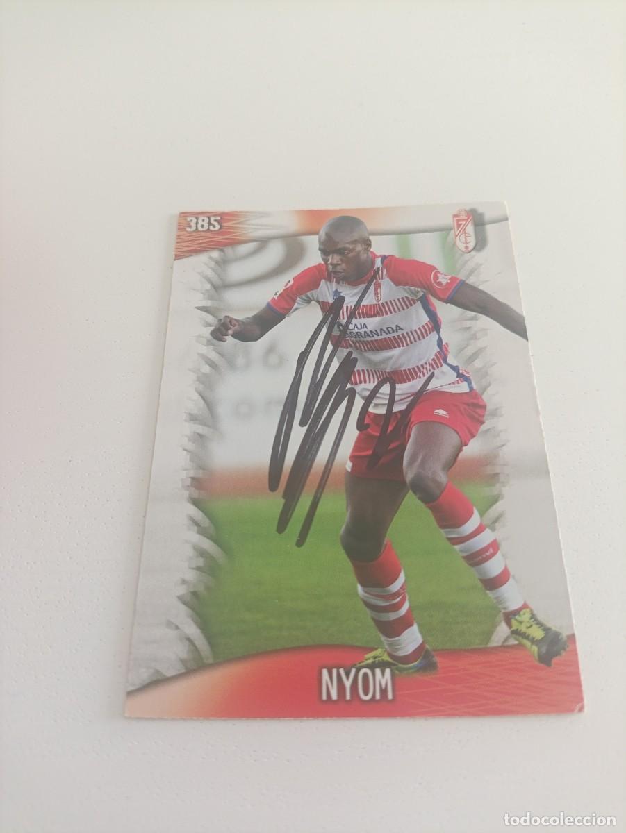 Cromos de Futebol: Auto original de Nyom Granada