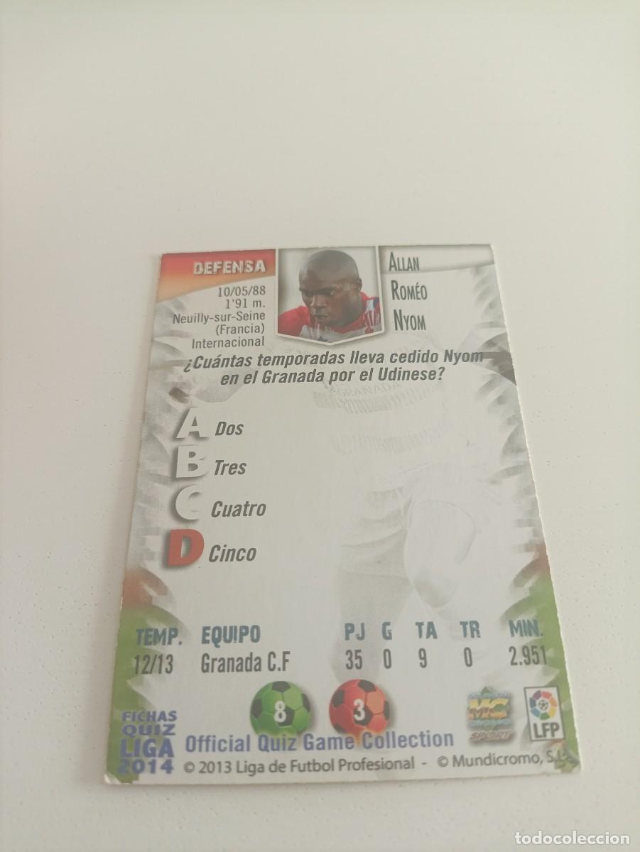 Cromos de f&uacute;tbol: Auto original de Nyom Granada - Foto 2