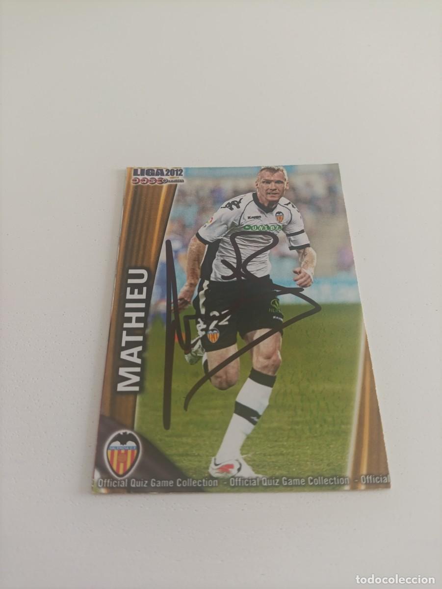 Fu&szlig;ball-Sticker: Auto original de Mathieu Valencia