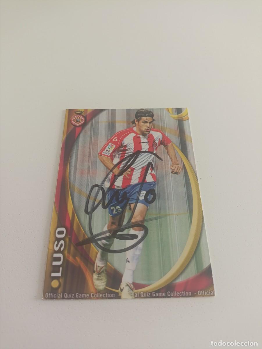 Cromos de Futebol: Auto original de Luso Girona