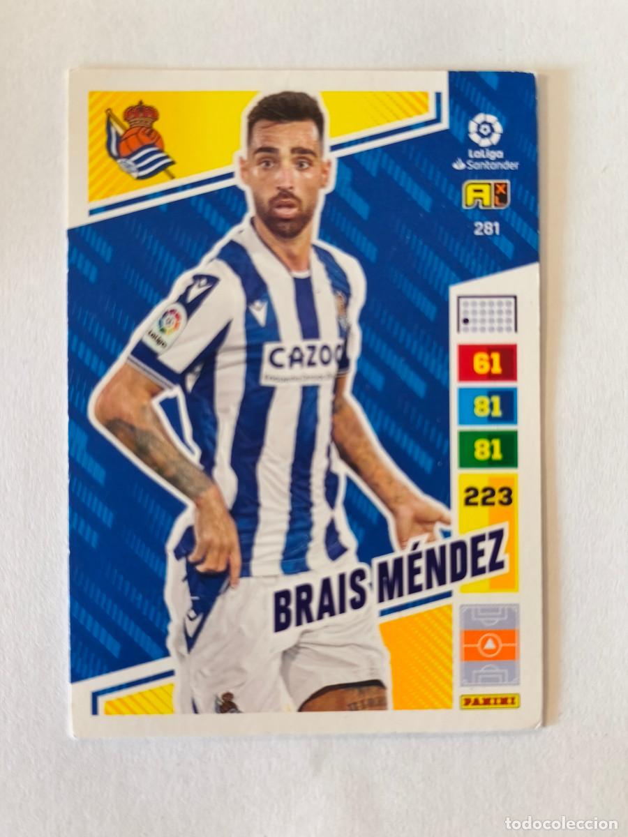 Cartes &agrave; collectionner de Football: CROMO ADRENALYN LIGA SANTANDER 2022 2023 BRAIS M&Eacute;NDEZ No 281 REAL SOCIEDAD