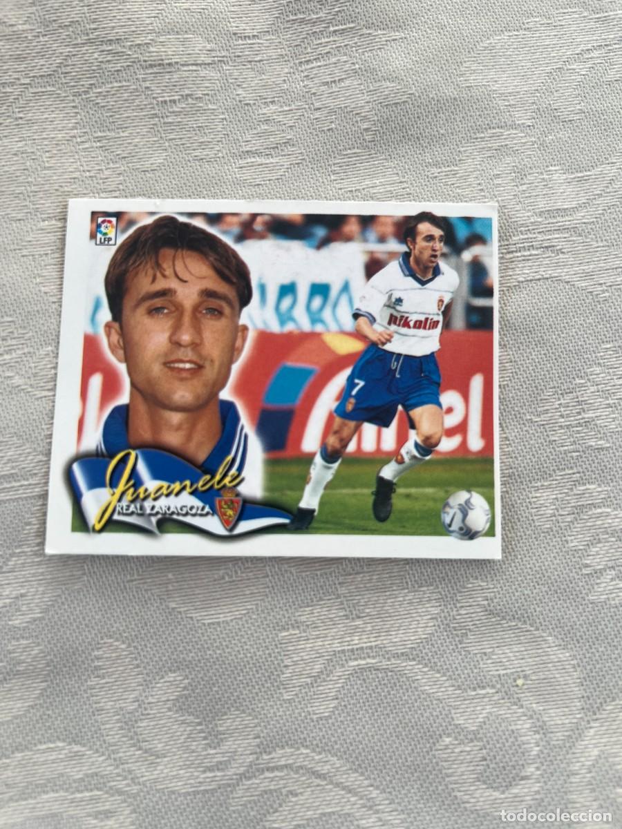 Cromos de f&uacute;tbol: JUANELE REAL ZARAGOZA SIN PEGAR LIGA ESTE 2000/2001