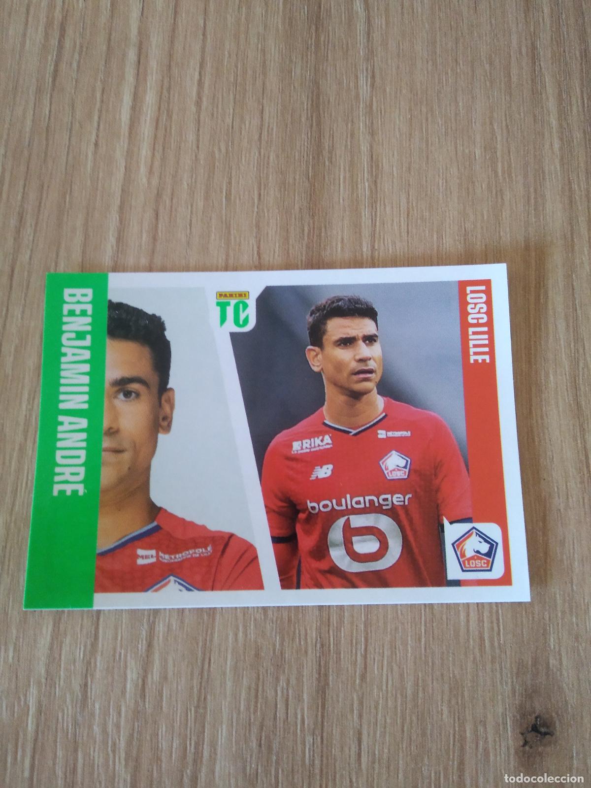 Cromos de f&uacute;tbol: 199 BENJAMIN ANDRE LOSC LILLE CROMO FUTBOL PANINI TOP CLASS 2022 STICKER