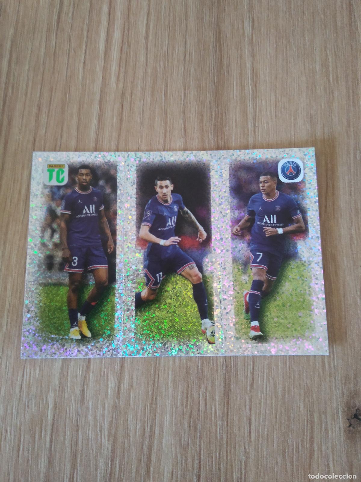 Cromos de f&uacute;tbol: 216 KIMPEMBE DI MARIA MBAPPE PARIS SAINT GERMAIN PSG CROMO FUTBOL PANINI TOP CLASS 2022 STICKER
