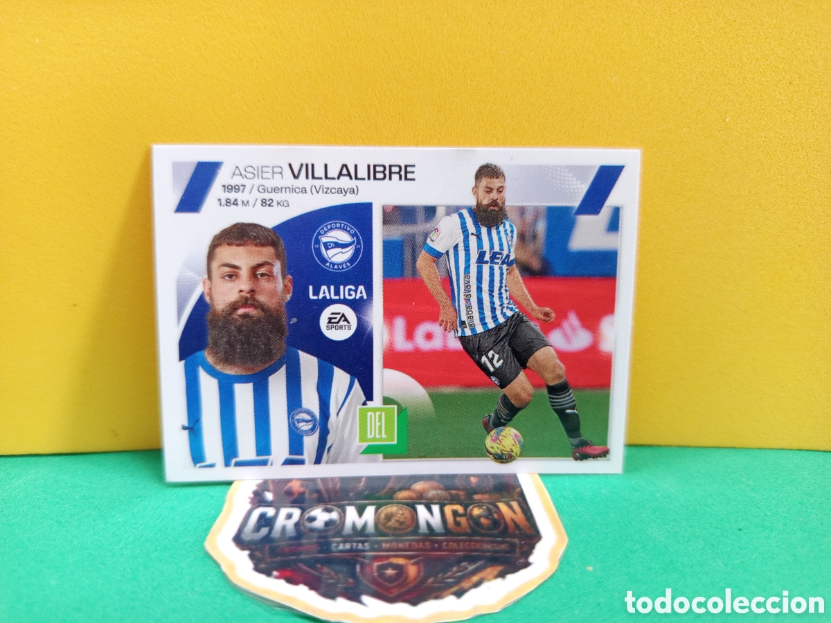 Figurine di Calcio: ❇️ CROMO ⚽ VILLALIBRE ALAV&Eacute;S TEMPORADA 23 24 2023 2024 LIGA ESTE PANINI SIN PEGAR❇️