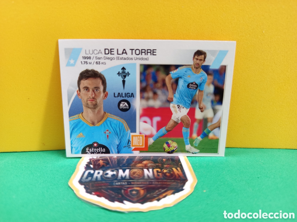 Cromos de f&uacute;tbol: ❇️ CROMO ⚽ DE LA TORRE CELTA DE VIGO TEMPORADA 23 24 2023 2024 LIGA ESTE PANINI SIN PEGAR❇️