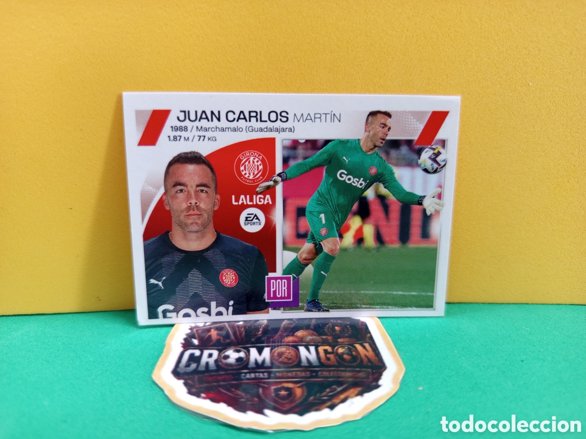 Cromos de f&uacute;tbol: ❇️ CROMO ⚽ JUAN CARLOS GIRONA TEMPORADA 23 24 2023 2024 LIGA ESTE PANINI SIN PEGAR❇️