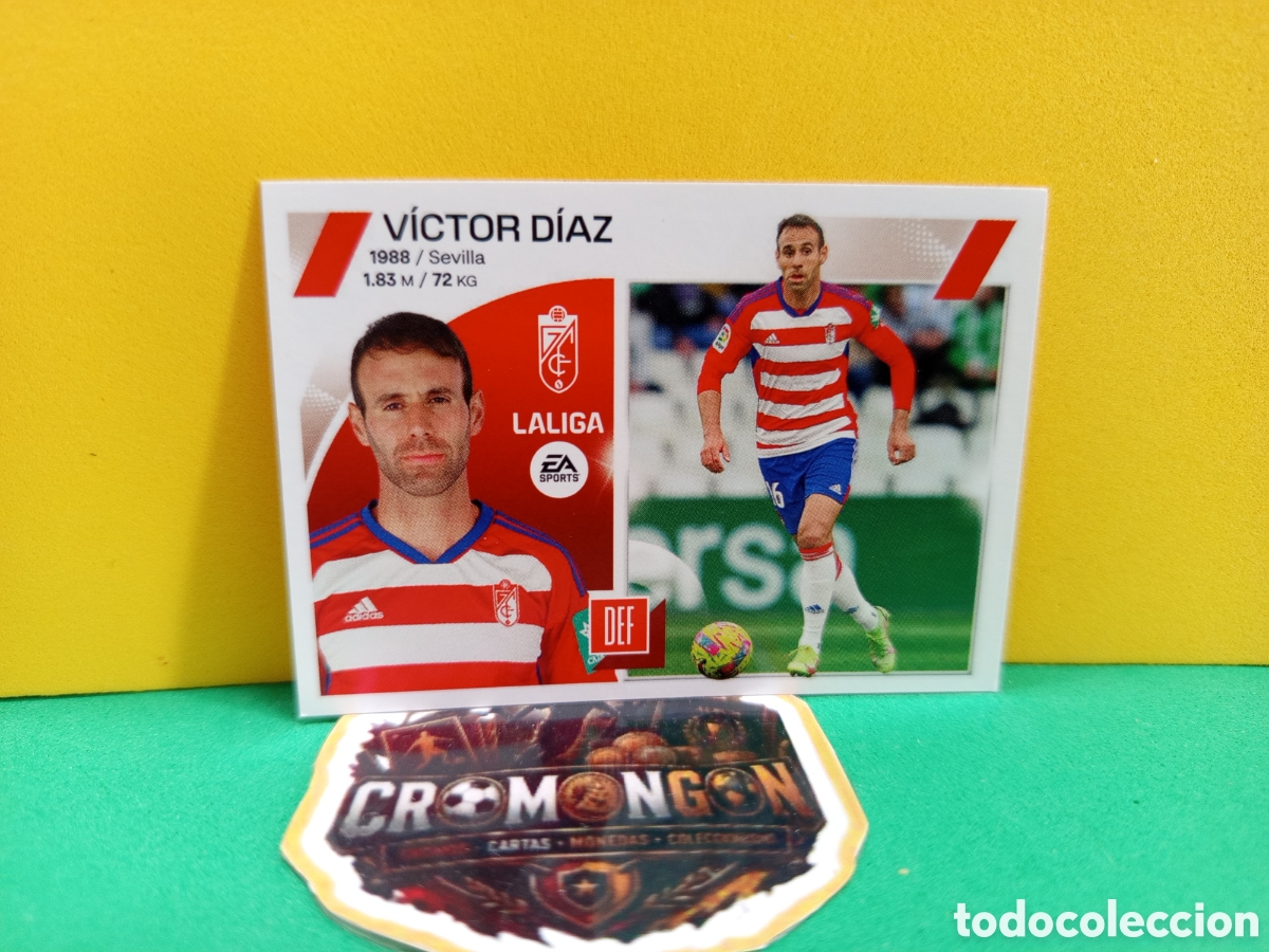 Cromos de f&uacute;tbol: ❇️ CROMO ⚽ V&Iacute;CTOR D&Iacute;AZ GRANADA TEMPORADA 23 24 2023 2024 LIGA ESTE PANINI SIN PEGAR❇️
