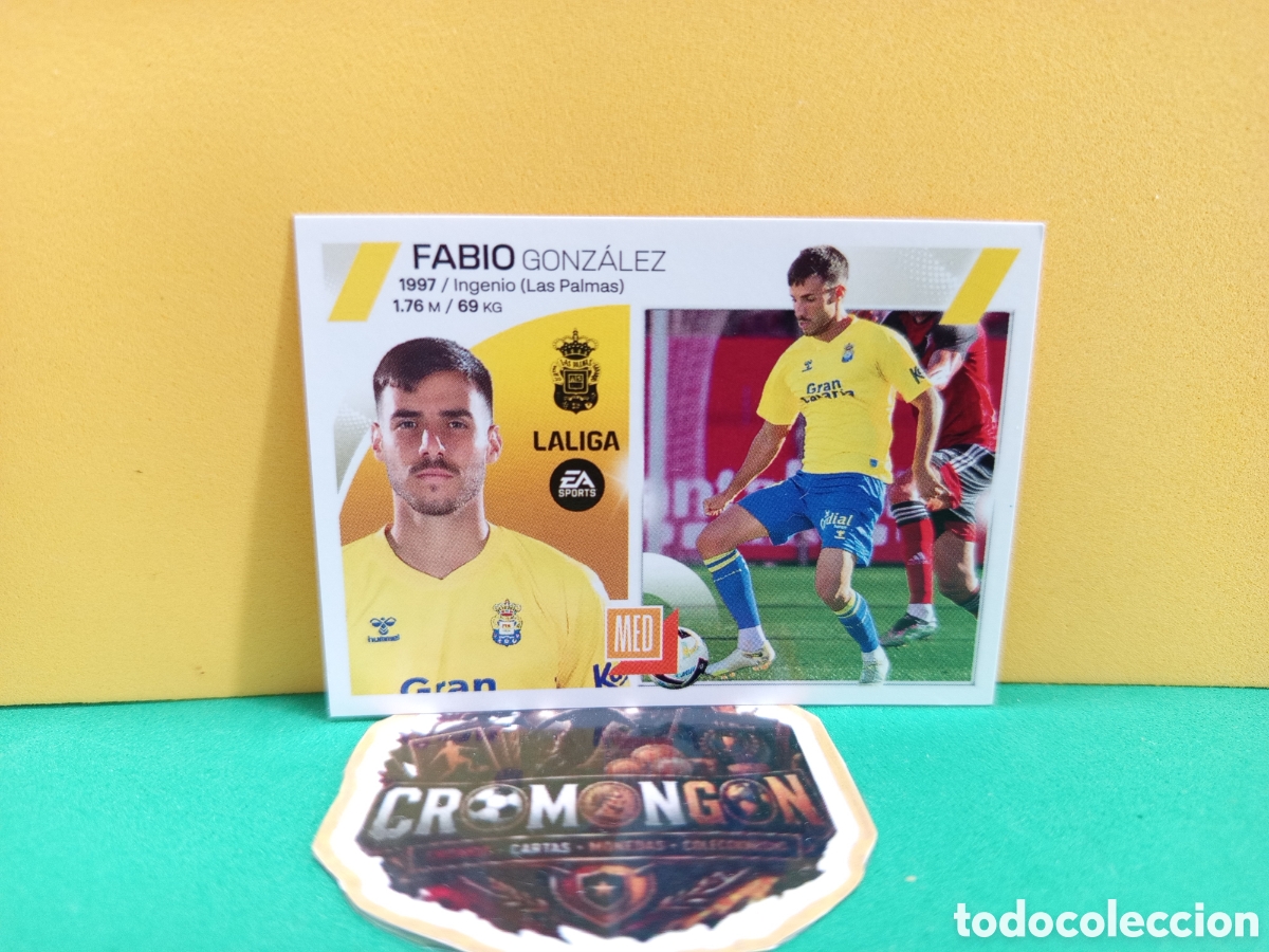 Football Stickers: ❇️ CROMO ⚽ FABIO LAS PALMAS TEMPORADA 23 24 2023 2024 LIGA ESTE PANINI SIN PEGAR❇️