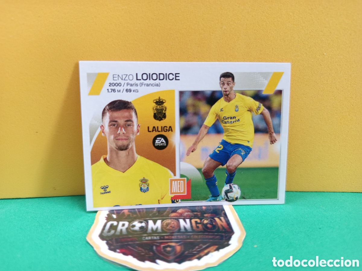 Football Stickers: ❇️ CROMO ⚽ LOIODICE LAS PALMAS TEMPORADA 23 24 2023 2024 LIGA ESTE PANINI SIN PEGAR❇️