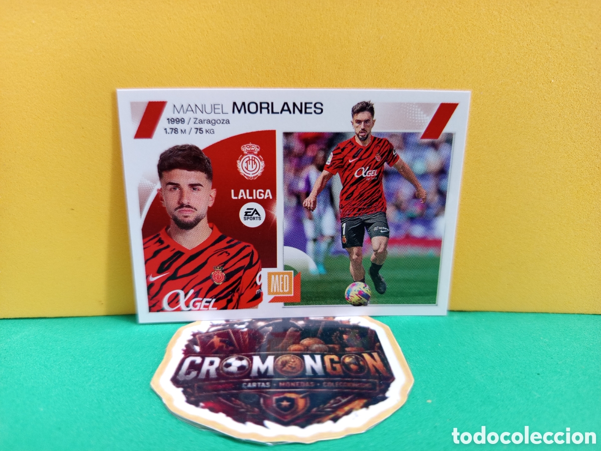 Football Stickers: ❇️ CROMO ⚽ MORLANES MALLORCA TEMPORADA 23 24 2023 2024 LIGA ESTE PANINI SIN PEGAR❇️