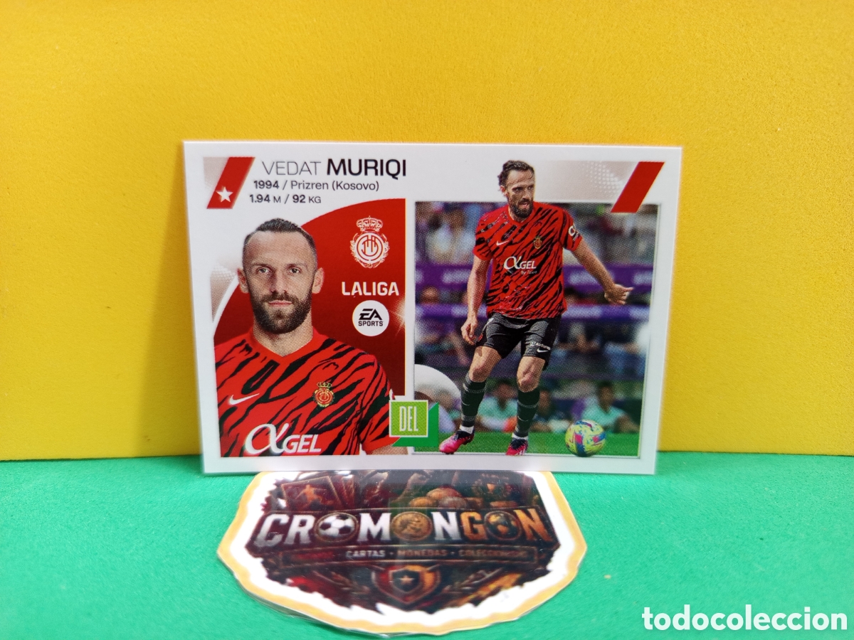 Football Stickers: ❇️ CROMO ⚽ MURIQI MALLORCA TEMPORADA 23 24 2023 2024 LIGA ESTE PANINI SIN PEGAR❇️
