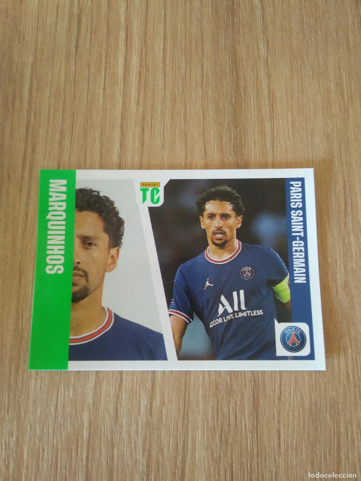 Football Stickers: 221 MARQUINHOS PARIS SAINT GERMAIN PSG CROMO FUTBOL PANINI TOP CLASS 2022 STICKER