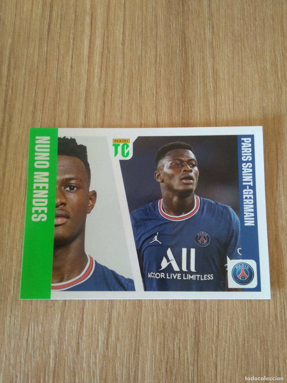 Cartes &agrave; collectionner de Football: 223 NUNO MENDES PARIS SAINT GERMAIN PSG CROMO FUTBOL PANINI TOP CLASS 2022 STICKER