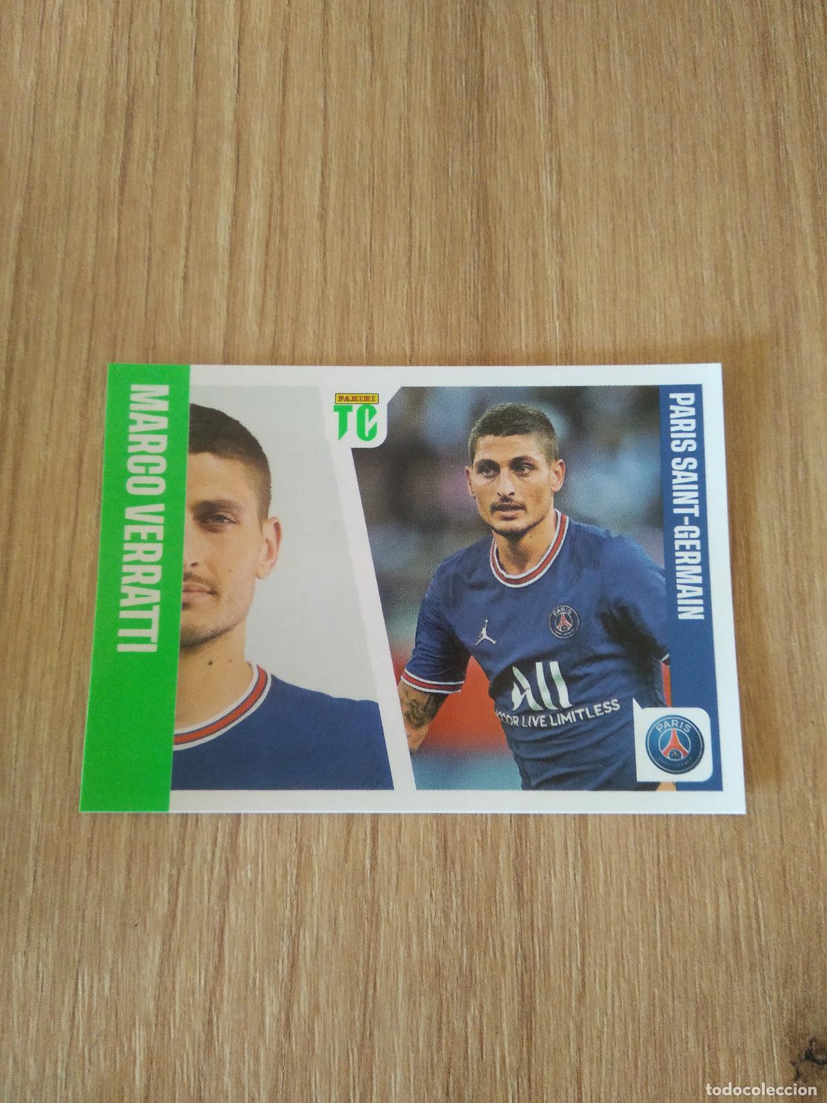 Cartes &agrave; collectionner de Football: 226 VERRATTI PARIS SAINT GERMAIN PSG CROMO FUTBOL PANINI TOP CLASS 2022 STICKER