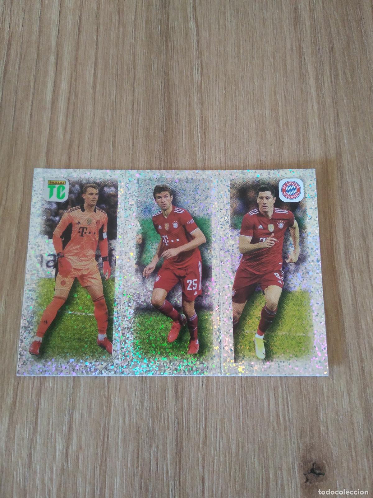 Cartes &agrave; collectionner de Football: 240 NEUER MULLER LEWANDOWSKI BAYERN MUNICH CROMO FUTBOL PANINI TOP CLASS 2022 STICKER