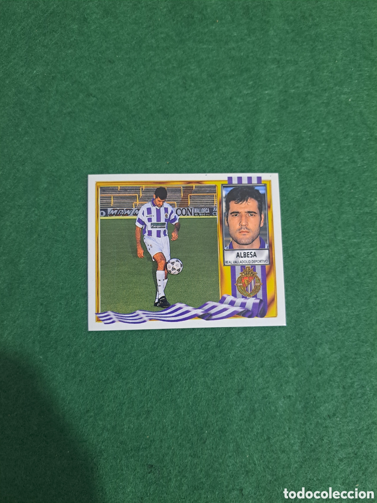 Cromos de f&uacute;tbol: Albesa (Versi&oacute;n Parquesol) Valladolid. Liga Este 95-96