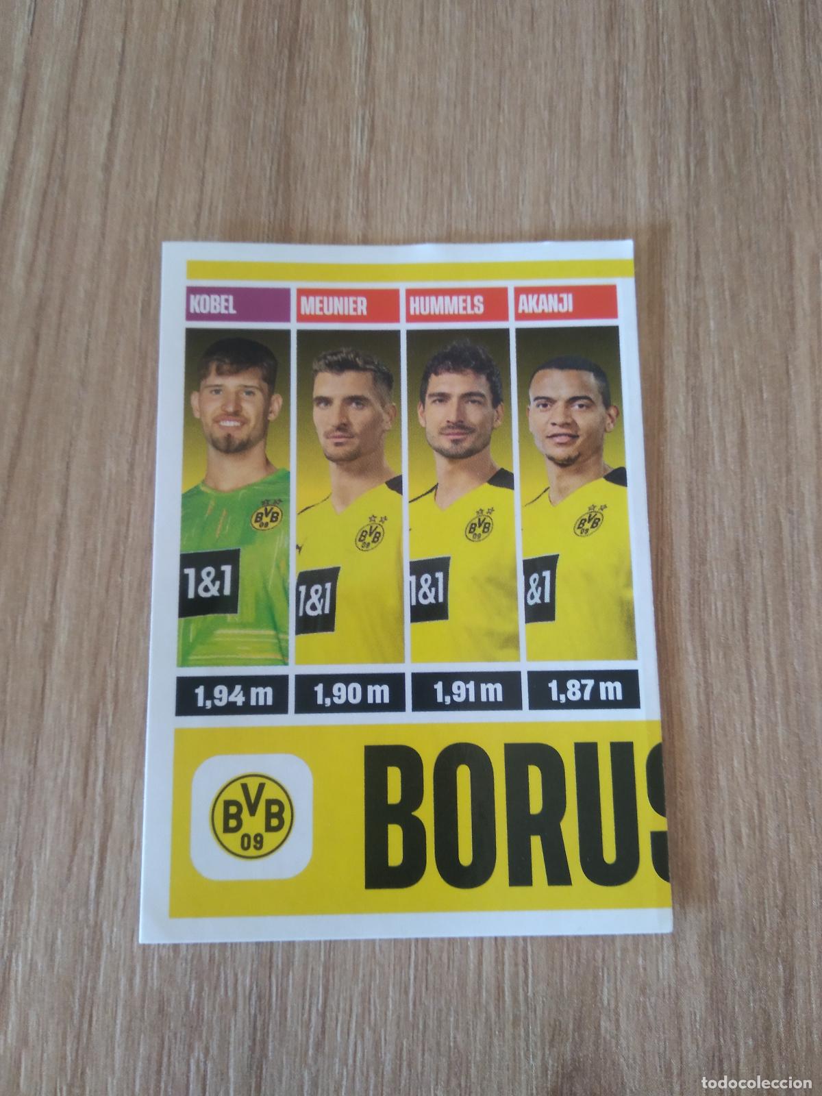 Cartes &agrave; collectionner de Football: 258 KOBEL MEUNIER HUMMELS AKANJI BORUSSIA DORTMUND CROMO FUTBOL PANINI TOP CLASS 2022 STICKER