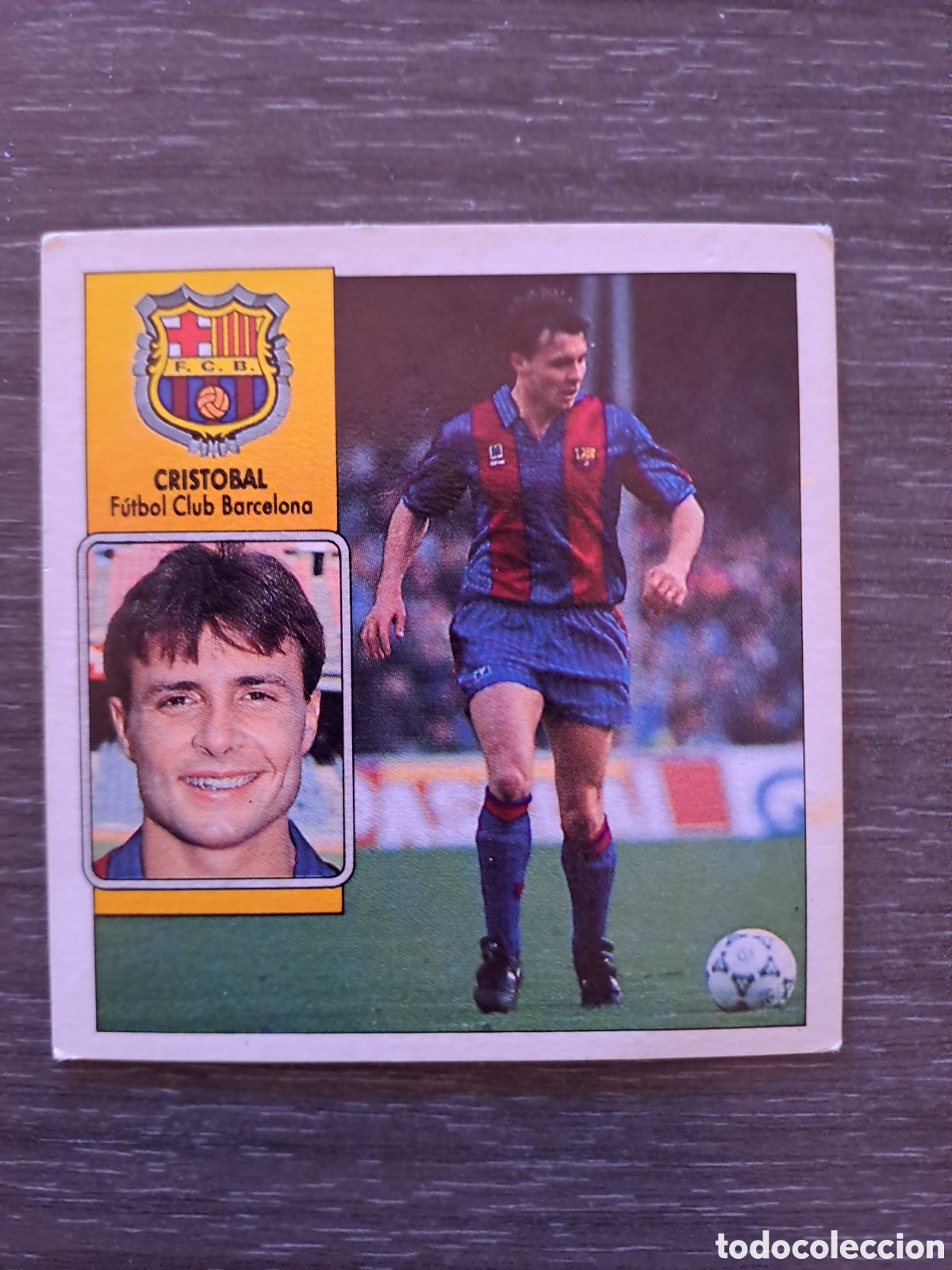 Cartes &agrave; collectionner de Football: LIGA ESTE 91-92 CRIST&Oacute;BAL FC BARCELONA SIN PEGAR Cromo original de CRIST&Oacute;BAL