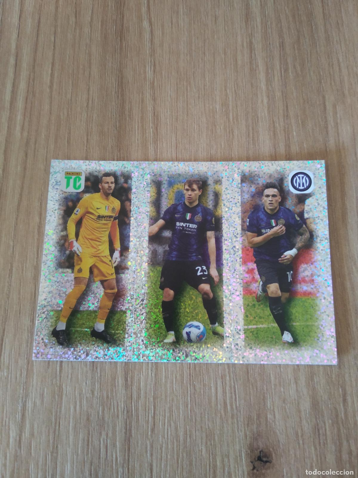 Cromos de f&uacute;tbol: 288 HANDANOVIC BARELLA LAUTARO MARTINEZ INTER MILAN CROMO FUTBOL PANINI TOP CLASS 2022 STICKER